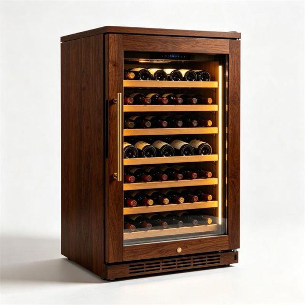American Style Solid Wood Wine Cooler Cabinet With Constant Temperature Humidity Control American Style Solid Wood Wine Cooler Cabinet With Constant Temperature Humidity Control