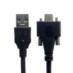 2m Type C To USB 3.0 Data Cable With Double Screw Fixing Lock Panel
