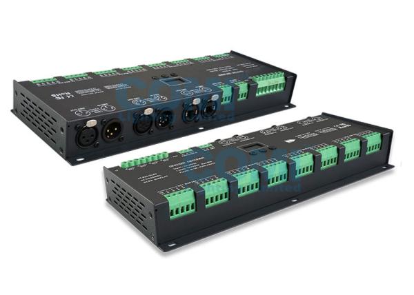 Quality 3A * 24CH Up to 1728W CV DMX Decoder with Photoelectric Isolation Function for sale