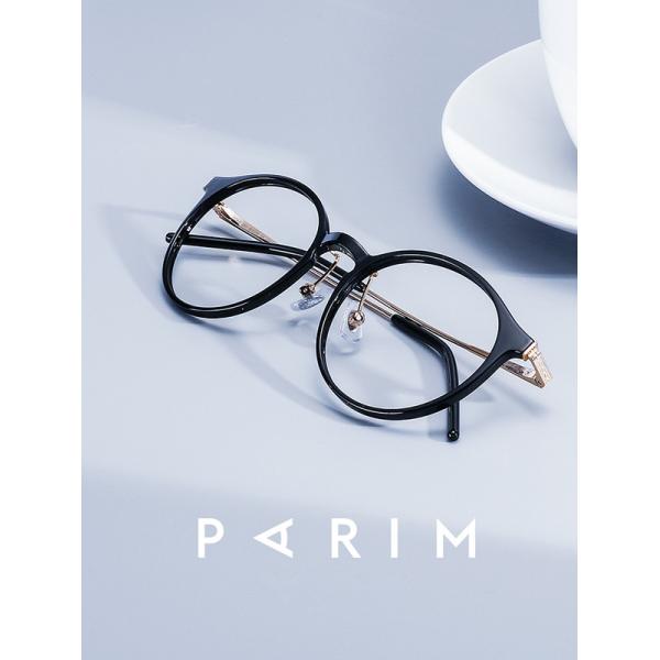 Round Eye Optical Ultra Light Eyeglass Frames Metal Temples PEI Plastic Frames