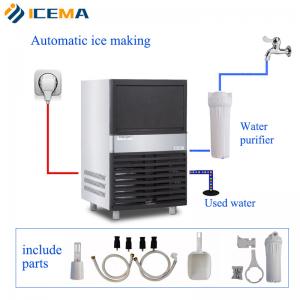  Refrigerant R404a Industrial Ice Cube Machine with 41kg Ice Cube Production Manufactures