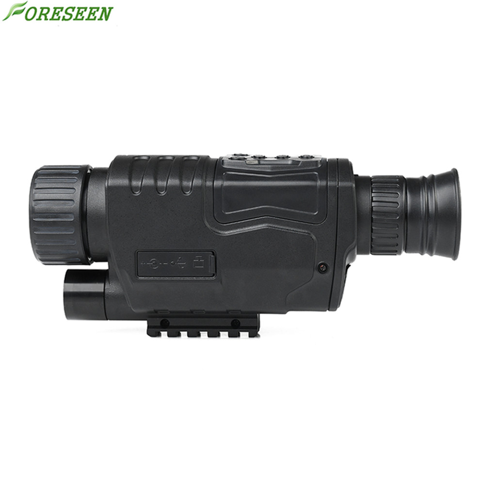 China 5x Magnification Night Vision Scope Camera With Motion Sound Detection on sale