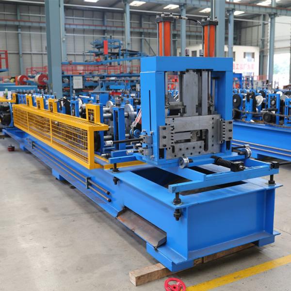 Full Auto Change CZ Purlin Roll Forming Machine For Construction Material