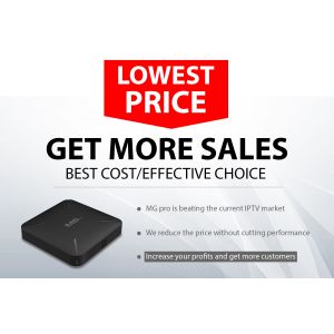 Mag Pro Linux IPTV Set Top Box DLNA H.265 Decoder OTT Linux Smart Box