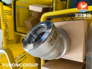 China ASME B16.11 Fittings ASTM A182 F316 Stainless Steel Forged SW Elbow Fittings on sale