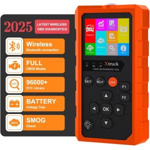 Xtruck 819 OBD2 Diagnostic Tool with 9 Major Protocols Support 2.8-inch IPS