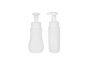  230ml HDPE Hair Shampoo Foam Pump Bottle Wave Shape Empty Packaging Bottle UKF13 Manufactures