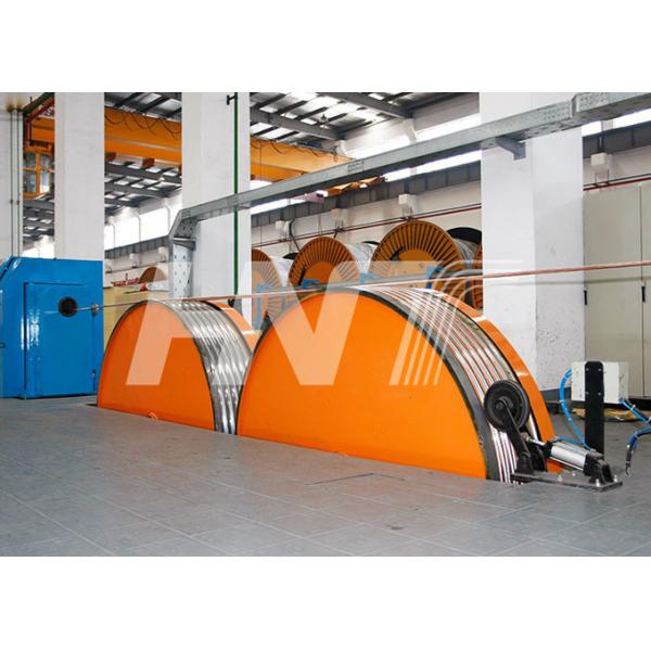 Dual Wheel Capstan For Rigid Stranding Line