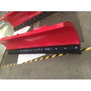 R.BD/M Snow Blade with orange colour, working width can be from 175 t0 250 cm, easy to mounted with tractor to operate