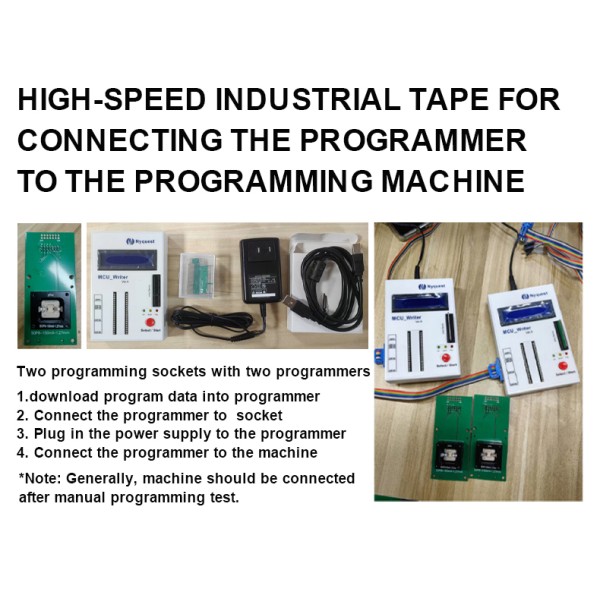 Compact 12-Station Tape IC Programming Machine | 2500 UPH Reel to Reel Programmer for Flexible SMT Production Lines