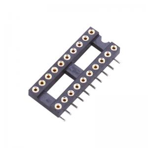  WCON 2.54mm IC Card Round Pin Header 2*14P DIP H=3.0 L=7.43 Row Of Pitch 7.62 Manufactures