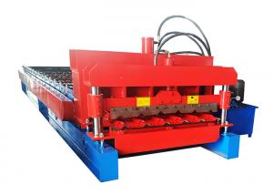 China 4 Kw Wall Panel Roll Forming Machine 3 Tons Driven By Chains on sale