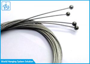  Bright Galvanized Zinc Die Cast Wire Rope Assembly For Hanging Support Lanyards Manufactures