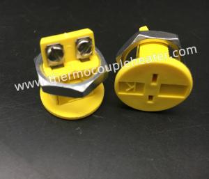 China Round Panel Mount Socket Mini Female Embedded Connector For K Thermocouple on sale