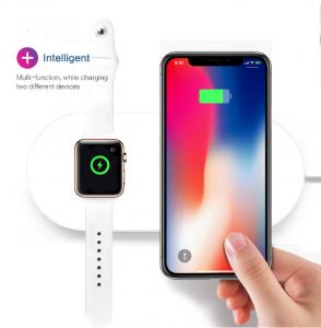  Two In One Wireless Phone Charger For Apple Air Pads Charging Temp Below 40 Degree Manufactures
