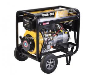  180A 10HP 5KW Portable Diesel Generator-Single Phase Manufactures