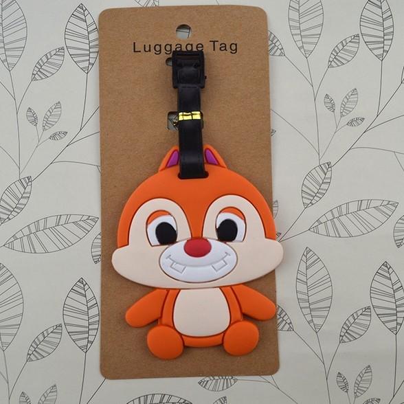 Factory manufacturer fashione design silicone luggage tags