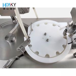  Small Bottle Filling Capping Machine For Round Glass Essential Vial Manufactures