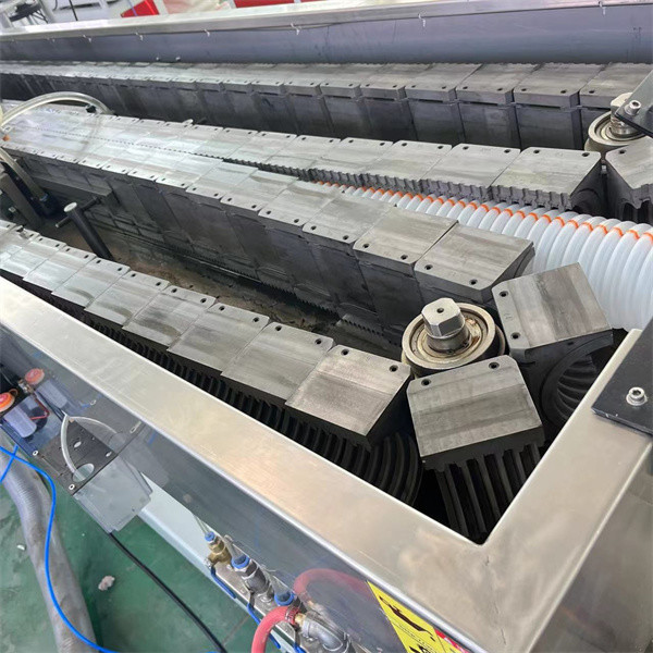 PE HDPE PVC Double Wall Corrugated Pipe Making Machine DWC Pipe Extrusion Production Line for Sewer and Cable Conduit