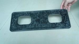  Professional China Fabricator Custom Forged Carbon Fiber Car License Frame Plate Manufactures