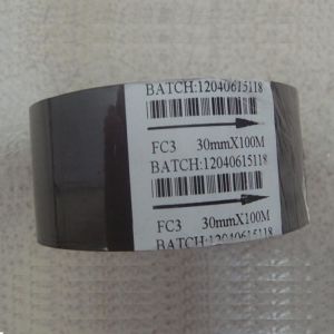 30MM*100m black hot coding ribbon foil digital hot foil ribbon date coding foil