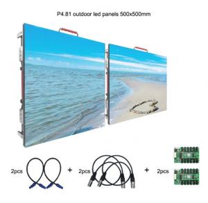  P4.81mm Outdoor LED Video Walls Pixels Rental Brightness 4.81mm Slim Led Screen Manufactures