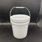China Screen Printing 10lt Round Plastic Bucket With Lid ISO9001 for sale