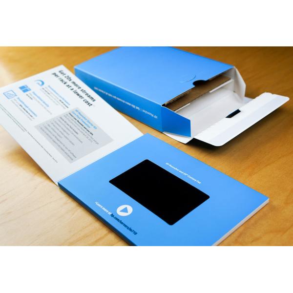 Interactive Custom Video Box For Wedding With TFT Screen USB Rechargeable