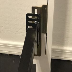  2 Pcs Extra Heavy Duty Headboard Conversion Bracket Kit, Bed Frame Bolt On to Hook On Conversion kit,#711 Headboard Hook Set with Hardware