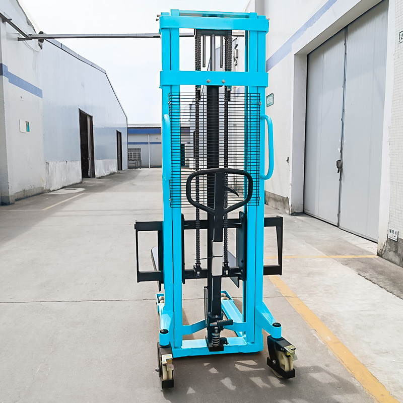  Mechanical Manual Hand Pallet Stacker , Electric Straddle Stacker 5T Manufactures