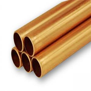  Straight Astm C10100 C10200 Copper Pipe Tubes For Air Conditioner High Durability Manufactures