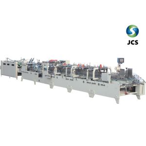 380v Carton Folding Gluing Machine With Plc Controller Frequency Conversion Type