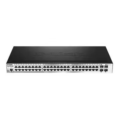 D-LINK DGS-1510-52X/E 52-Port Gigabit Stackable Smart Managed Switch with 10G SFP+ and Layer-3 Functionality