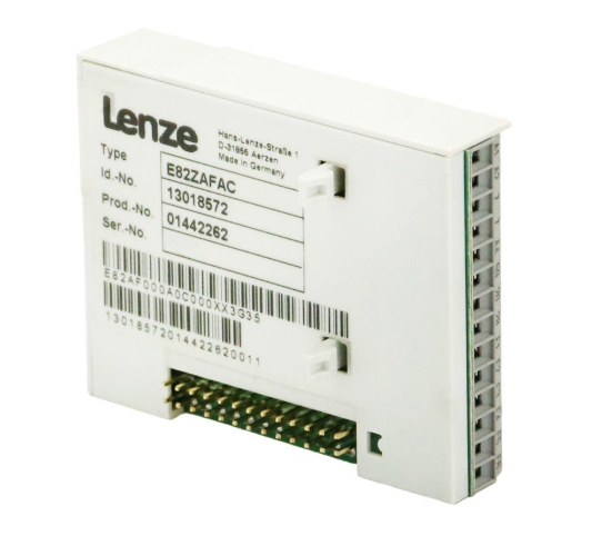 E82ZAFAC Lenze Series 8200 Application I/O Module 7 DIGIT INPUT, 2 DIGIT OUTPUT, 2 ANALOG INPUT, 2 ANALOG OUTPUT