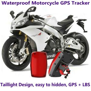 GPS304 Waterproof Motorcycle GSM GPRS GPS Tracker LBS Locator 9~40V Support Alarm Siren