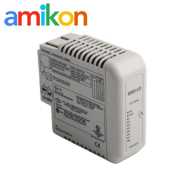 GE 8104-AO-IP 8-channel Analog Output Module with 12-bit Resolution for