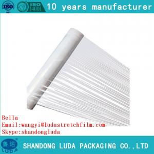 china manufacturer high transparent waterproof lldpe stretch film