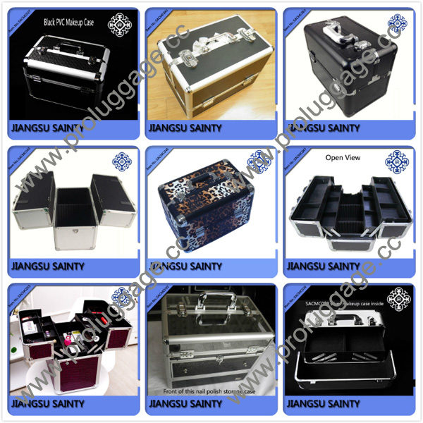 Save makeup use Abs solid color makeup cases