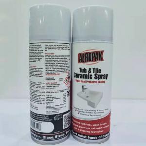  Tub / Tile Waterproof Spray Paint 12 Ounce White Color Refinishes Wash Basins Manufactures