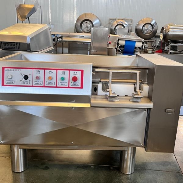 Easy Operation Frozen Meat Cube Cutter Automatic Dicing Machine With Customizable Cube Size