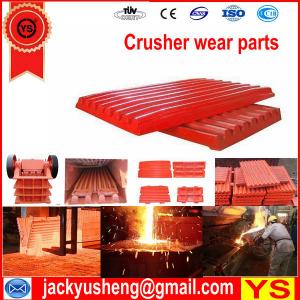  crusher jaw plate, jaw crusher jaw plate, jaw crusher jaw Manufactures