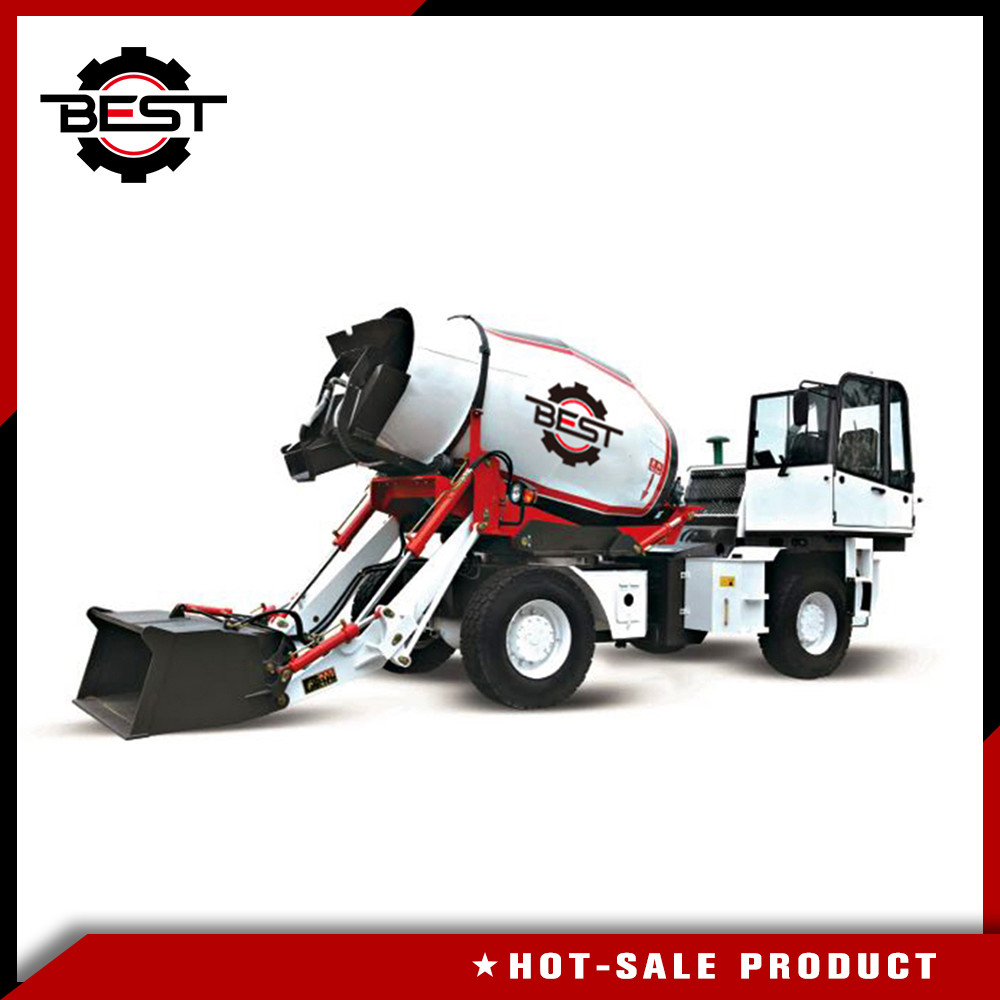 Automatic Feeding 0.7 Cubic Self Loading Concrete Mixer