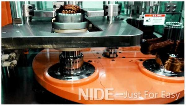 stator coil winding and inserting machine for fan motor and generator motor 