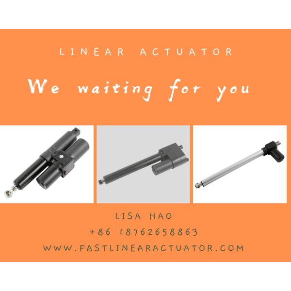 24V DC 1600N Track Linear Actuator Single Motor Riser Chairs 300mm Stroke