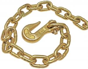  Conveyor Chain Function Standard Grade 70 Chain with Clevis Grab Hook Yellow Zinc Manufactures