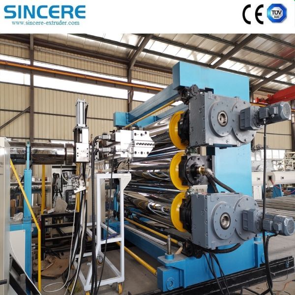 Automatic Plastic Sheet Extrusion System Designed for 3 Layers Sheet Layer Offering Enhanced Sheet Strength and Surface