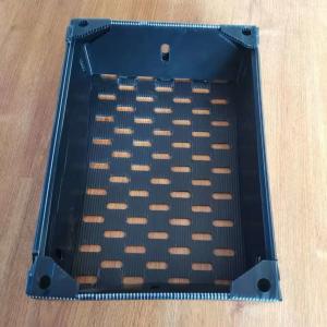 Waterproof Reusable Plastic Crates Lightweight Warehouse Storage Boxes Stackable Manufactures