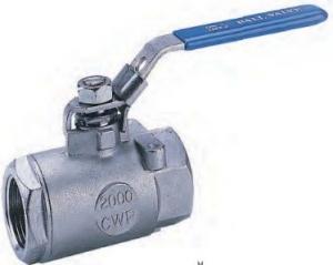 China Screwed End 1500WOG Stainless Steel Ball Valve With Locking Device on sale