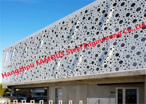 China Perforated Screening Wall Panels PVDF Coated Aluminum Honeycomb Panel 20mm on sale
