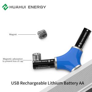  Customized Rechargeable USB Battery , AA 02 1.5v Type C Double Aa Rechargeable Battery Manufactures